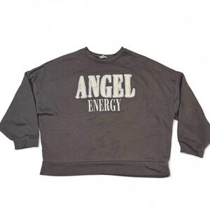 Women’s y2K Angel Gray Sweater